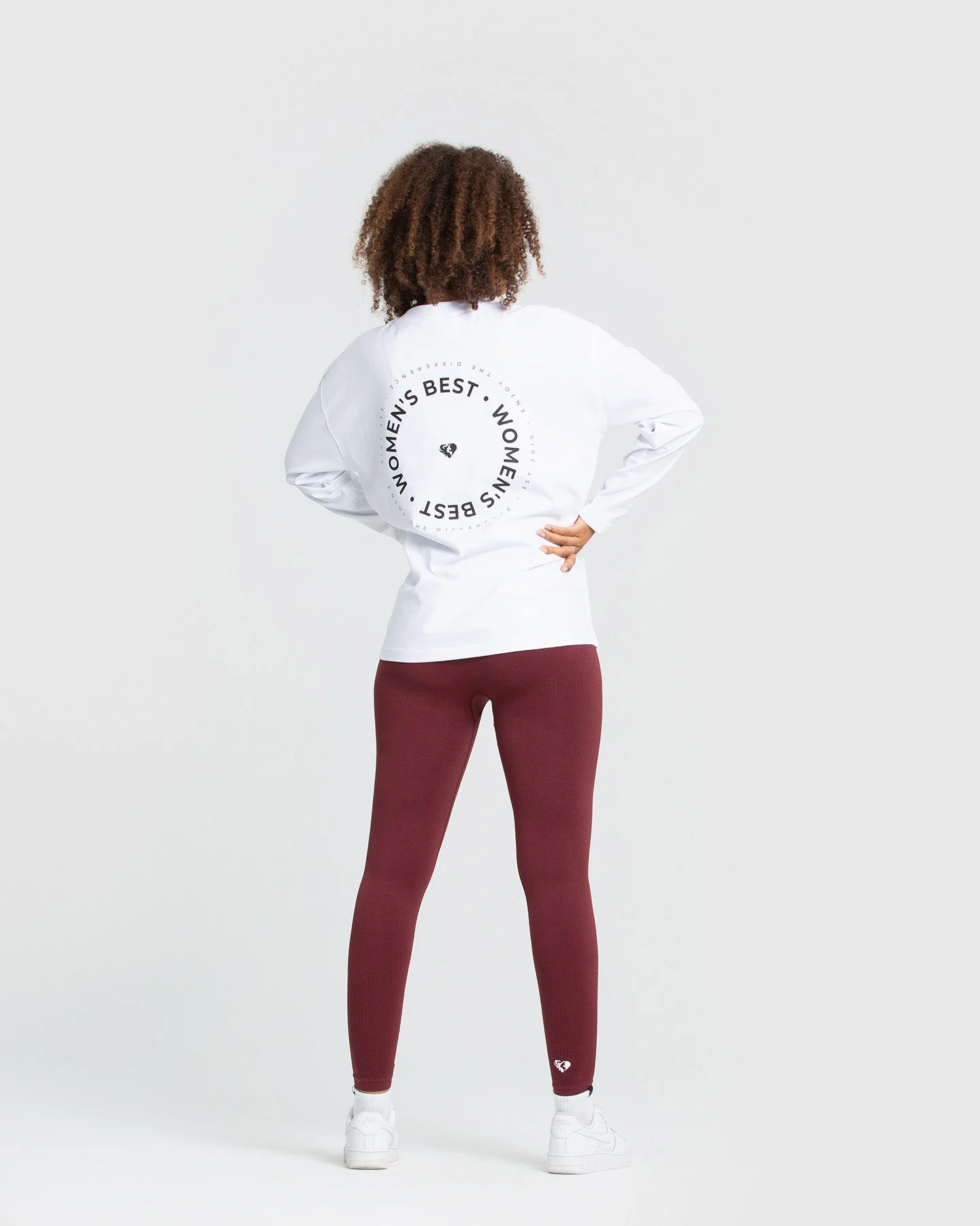 Comfort Oversized Long Sleeve T-Shirt | White - Image 4