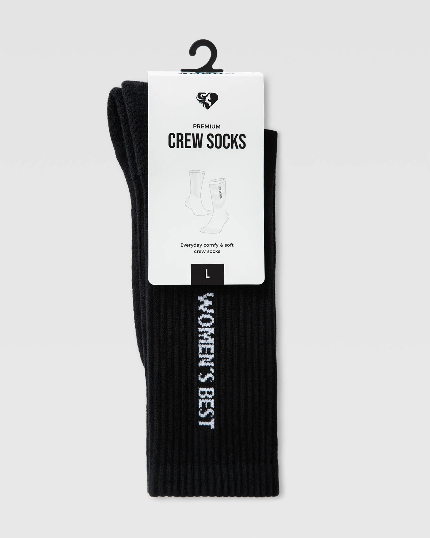 Crew Socks (1PK) | Black - Image 4