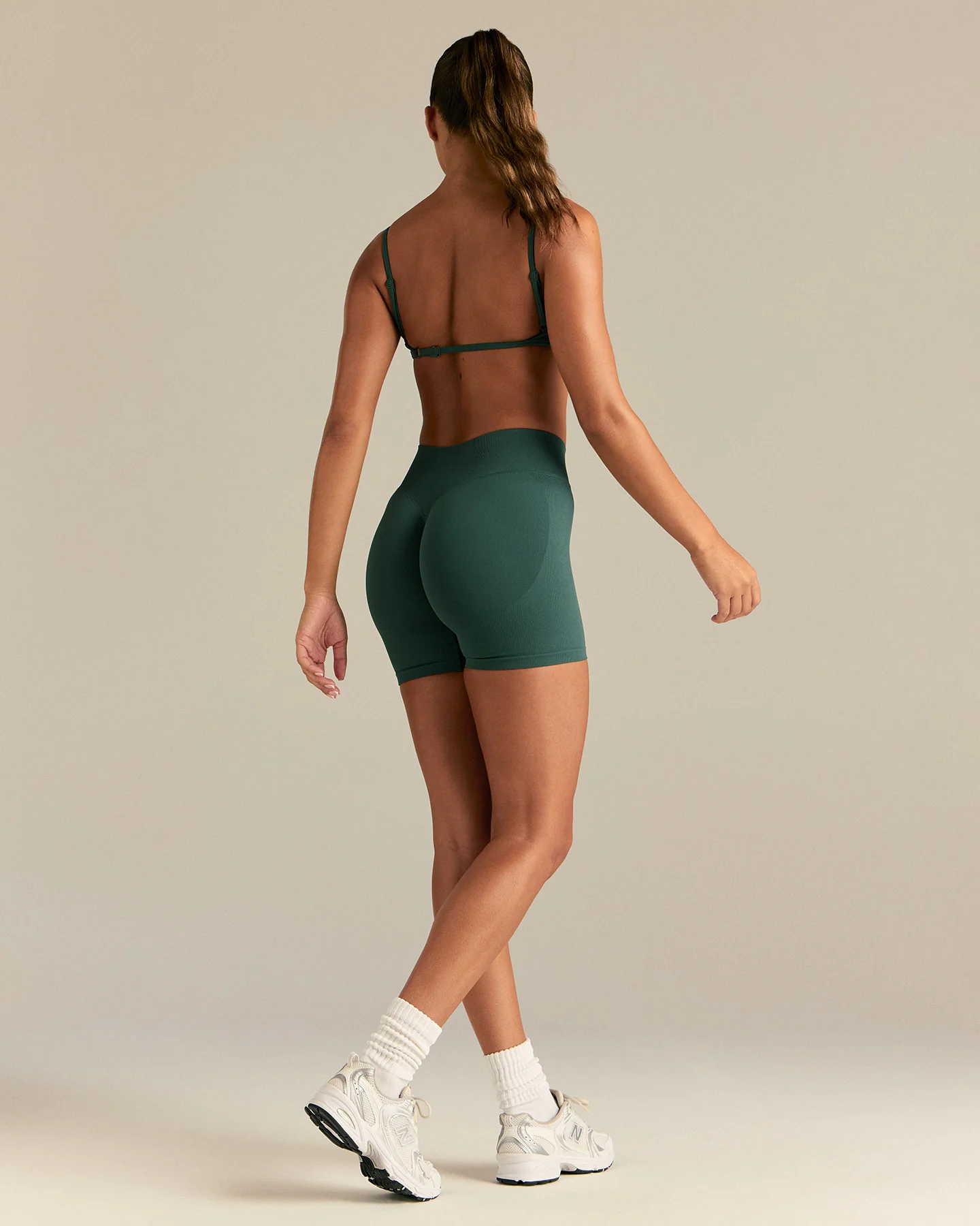 Emphasize Mid Waist 5" Shorts | Evergreen - Image 8