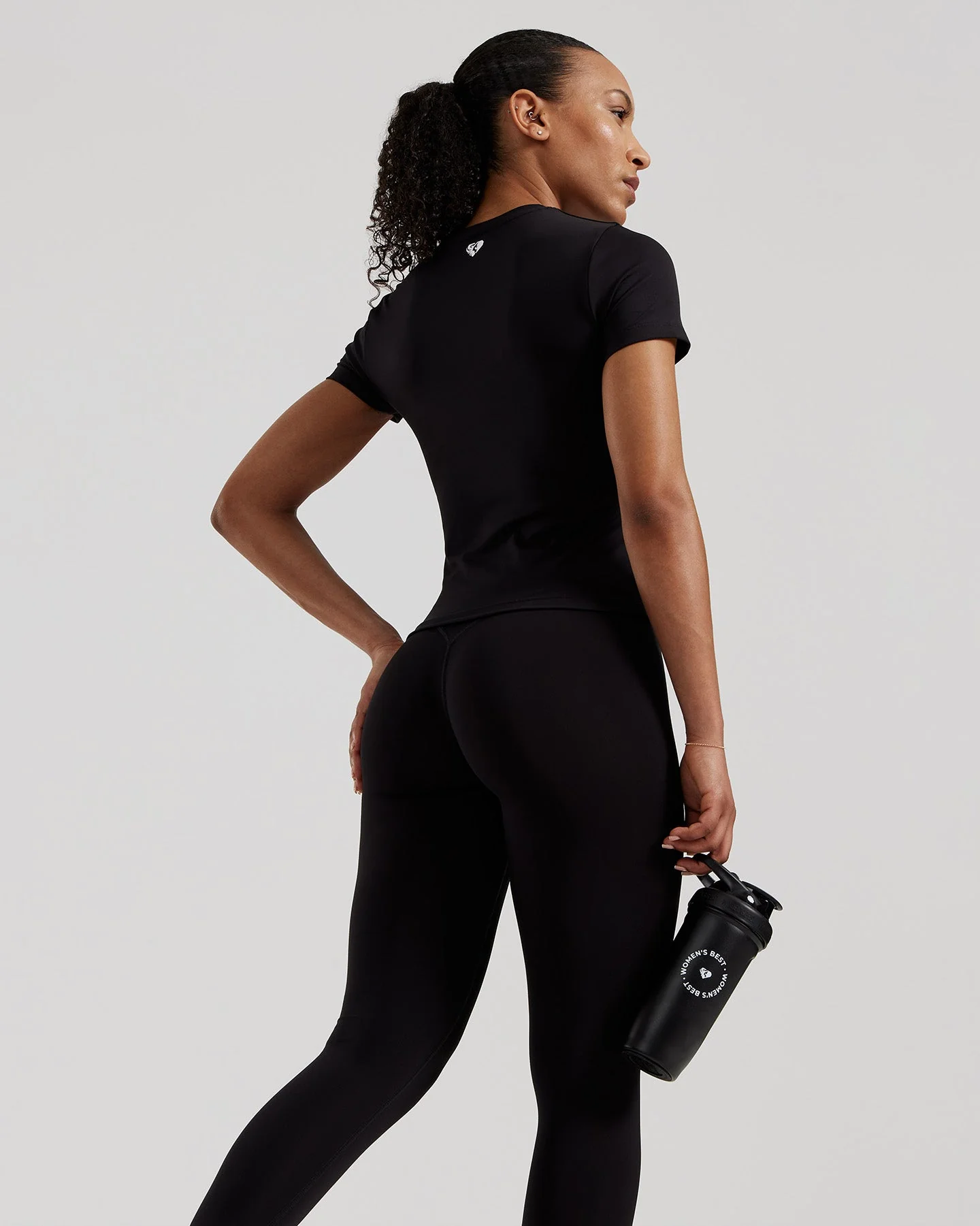 Essential High Waist Leggings | Black - Image 6
