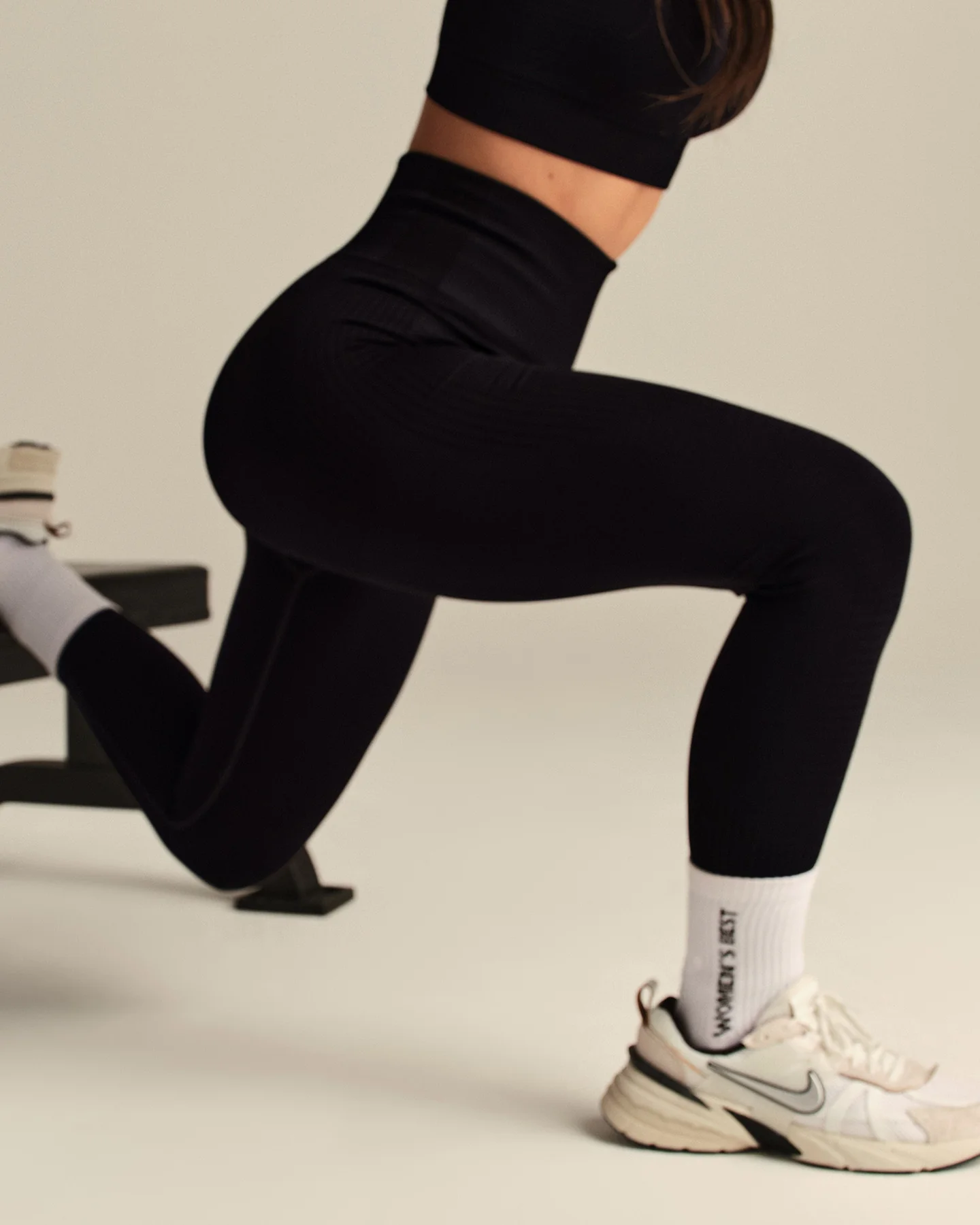 Power High Waist Leggings | Black - Image 6