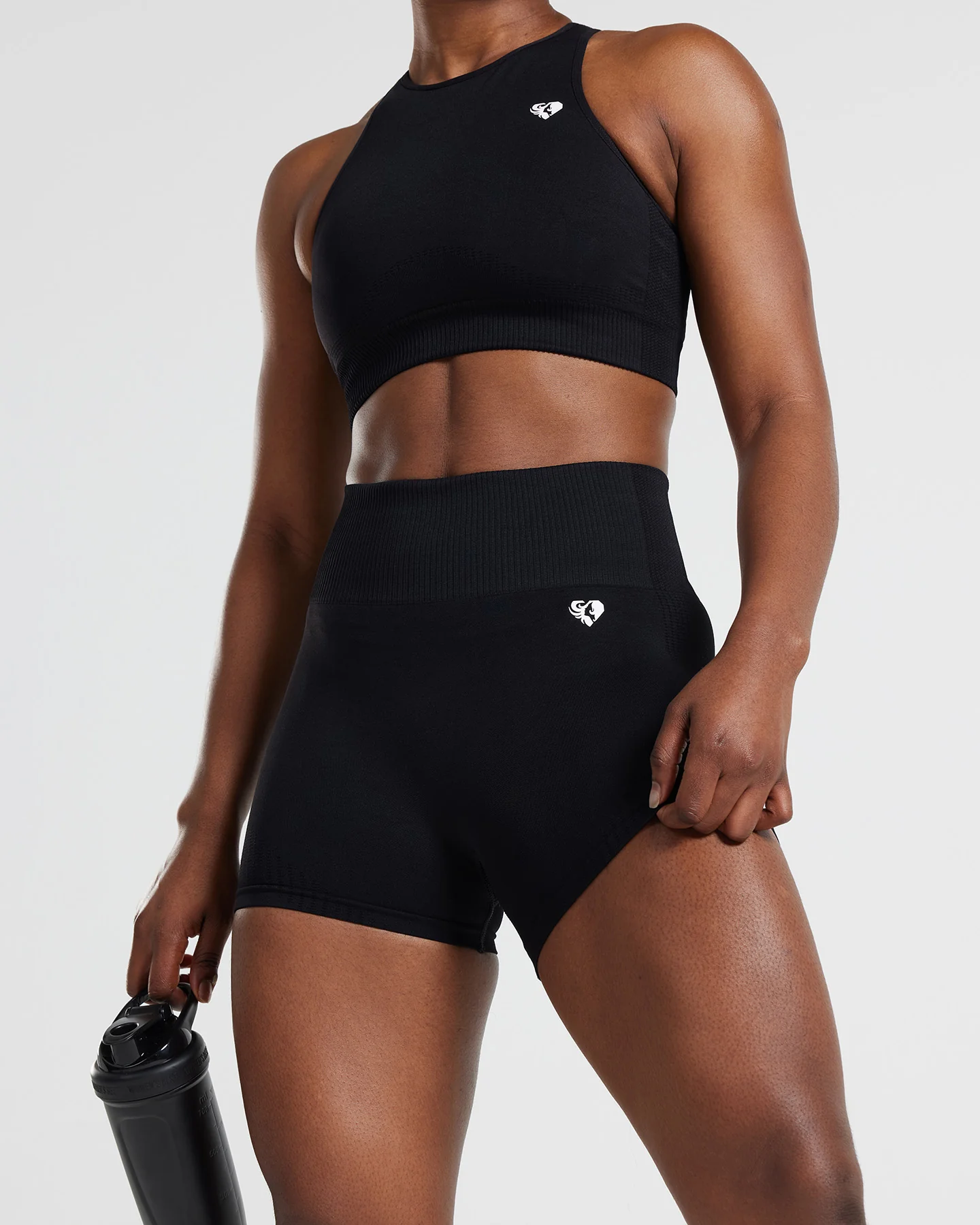 Power High Waist Shorts | Black - Image 6
