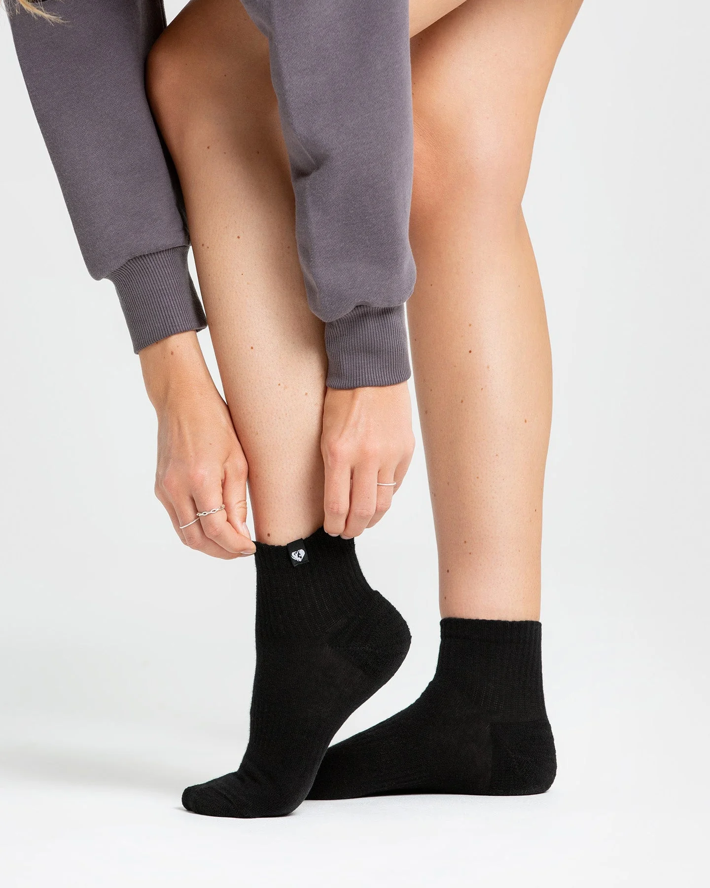 Quarter Socks (1PK) | Black - Image 5